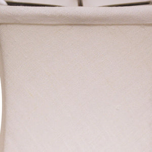 HomeRoots 6" Snow Set of 6 Elegant Soft Box Linen Lampshades for Chandeliers - Timeless Style & Easy Install 470067