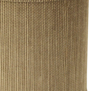 Homeroots 5" Taupe Grasscloth Set Of 6 Drum Chandelier Grasscloth Lampshades  Grasscloth 470079