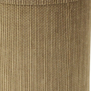 Homeroots 5" Taupe Grasscloth Set Of 6 Drum Chandelier Grasscloth Lampshades  Grasscloth 470079