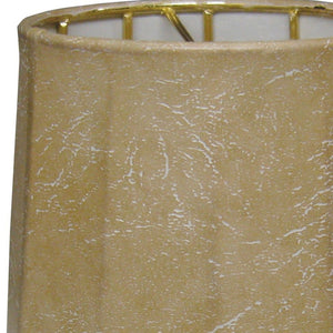 HomeRoots 5" Parchment Set of 6 Classic Drum Lampshades - Elegant Light Diffusion for Chandeliers & Lamps 470084