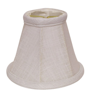 HomeRoots White Linen Empire Lamp Shade - Elegant Lighting for Timeless Décor, Soft Diffused Glow & Easy Install 470102