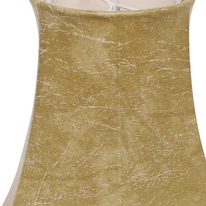 HomeRoots Brown Parchment Bell Lamp Shade - Rustic Elegance for Cozy Lighting in Lodge & Traditional Decor 470107
