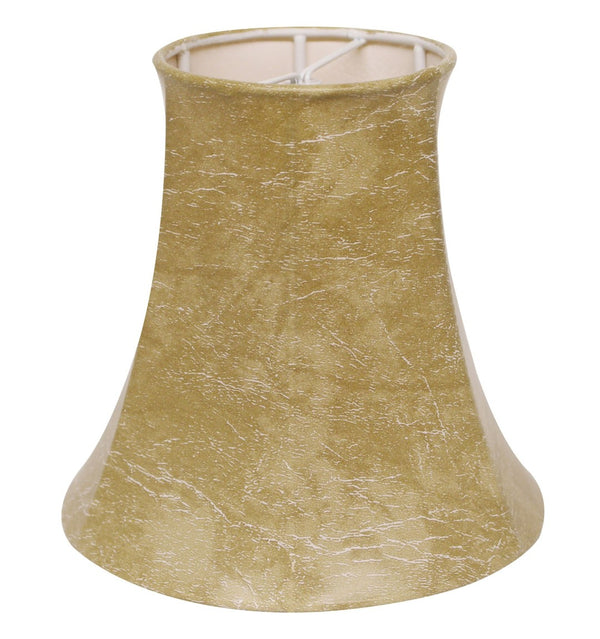 HomeRoots 6" Slanted Faux Chandelier Lampshades Set of 6 - Rustic Farmhouse Charm for Stunning Lighting Decor 470108