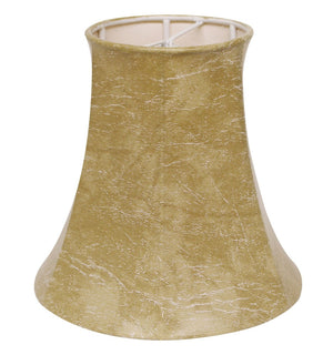 HomeRoots 6" Slanted Faux Chandelier Lampshades Set of 6 - Rustic Farmhouse Charm for Stunning Lighting Decor 470108