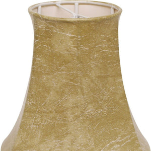 HomeRoots 6" Slanted Faux Chandelier Lampshades Set of 6 - Rustic Farmhouse Charm for Stunning Lighting Decor 470108