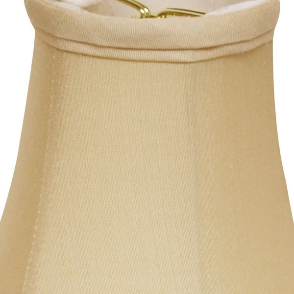 HomeRoots 4" Slanted Silk Lampshade Set of 6 - Elegant Pongee Shantung Shades for Chandeliers & Lighting Decor 470123