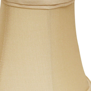 HomeRoots Natural Pongee Silk Bell Lamp Shade - Elegant Lighting Solution for Classic & Modern Home Decor 470125