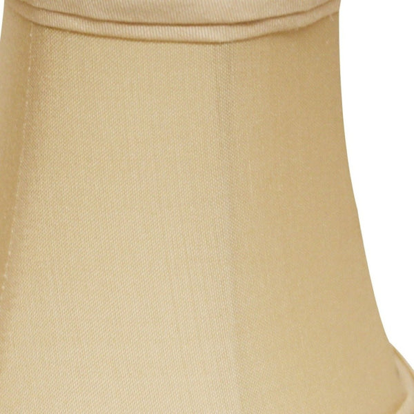 HomeRoots Natural Pongee Silk Bell Lamp Shade - Elegant Lighting Solution for Classic & Modern Home Decor 470125