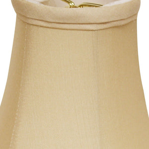 Homeroots 6" Inherent Slanted Set Of 6 Chandelier Silk Lampshades  Pongee Silk 470127