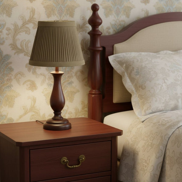 HomeRoots Ash Gray Taffeta Pleated Empire Lamp Shade - Elegant Lighting Accent with Easy Clip-On Installation 470135