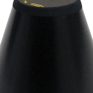 Homeroots 5" Black With White Set Of 6 Chandelier Parchment Lampshades  Parchment 470141