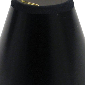 Homeroots 5" Black With White Set Of 6 Chandelier Parchment Lampshades  Parchment 470141