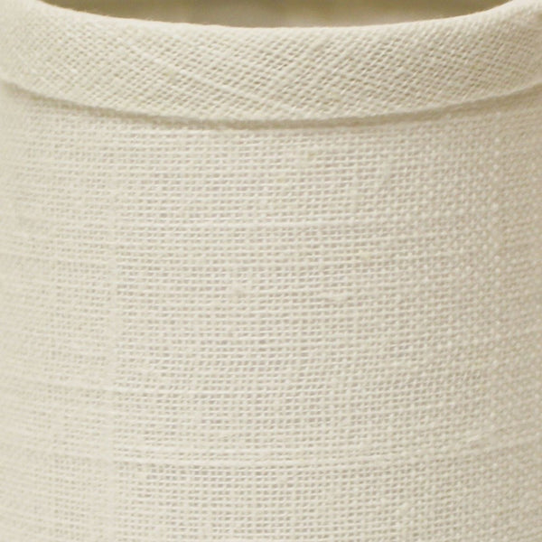 Homeroots 5" Off White Set Of 6 Chandelier Linen Lampshades  Linen 470145