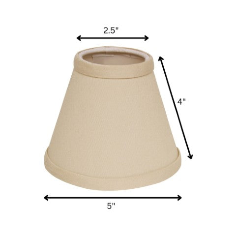 Homeroots 5" Slate Grey Set Of 6 Chandelier No Slub Lampshades - Elegant Drum Shape For Stylish Home Decor  No Slub Innsbruck 470153