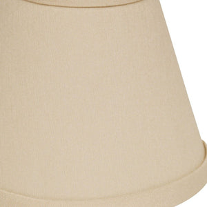 Homeroots 5" Slate Grey Set Of 6 Chandelier No Slub Lampshades - Elegant Drum Shape For Stylish Home Decor  No Slub Innsbruck 470153