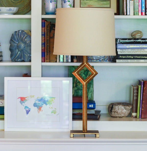 Homeroots 13" Parchment Beige Throwback Drum Linen Lampshade  Linen 470167