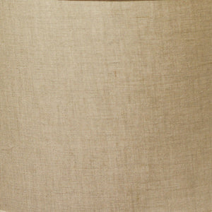 Homeroots 13" Dark Wheat Throwback Drum Linen Lampshade Heather Linen 470168
