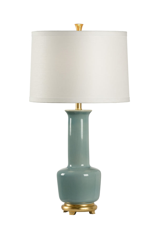 Wildwood Olsen Lamp - Elegant Aubergine Design For Sophisticated Ambiance And Warm, Inviting Lighting Blue  61440