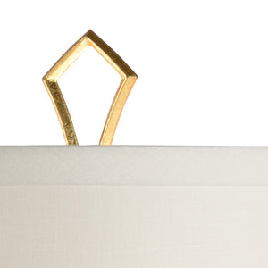 Wildwood Emma Sea Mist Glazed Ceramic Lamp With Antique Gold Base & Drum Shade — Vintage-Transitional Accent Light 47020