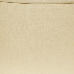 HomeRoots Beige Linen Oval Lamp Shade - Elegant Lighting Solution for Modern and Transitional Home Decor Beige 470203