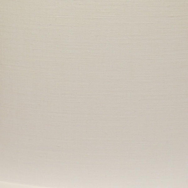 HomeRoots Beige Linen Oval Lamp Shade - Elegant Lighting Solution for Modern and Transitional Home Decor White 470205