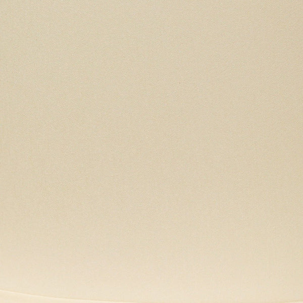 Homeroots 14" Ivory Throwback Oval No Slub Lampshade  No Slub Innsbruck 470206