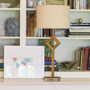 Homeroots 14" Parchment Biege Throwback Oval Linen Lampshade Beige Linen 470209