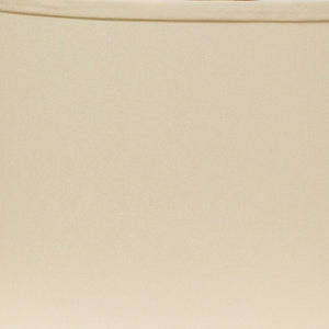 HomeRoots Ivory Oval Lamp Shade - Mid-Century Elegance in No-Slub Fabric for Cozy, Stylish Lighting Decor 470212