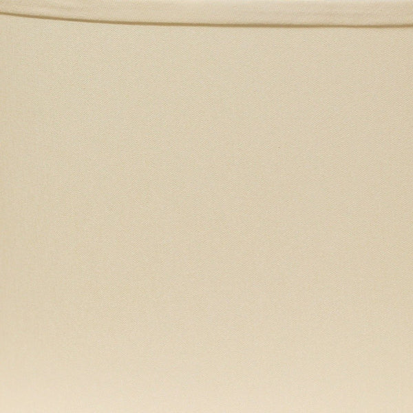 Homeroots 16" Ivory Throwback Oval No Slub Lampshade  No Slub Innsbruck 470212