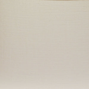 Homeroots 16" White Throwback Oval Linen Lampshade  Linen 470217