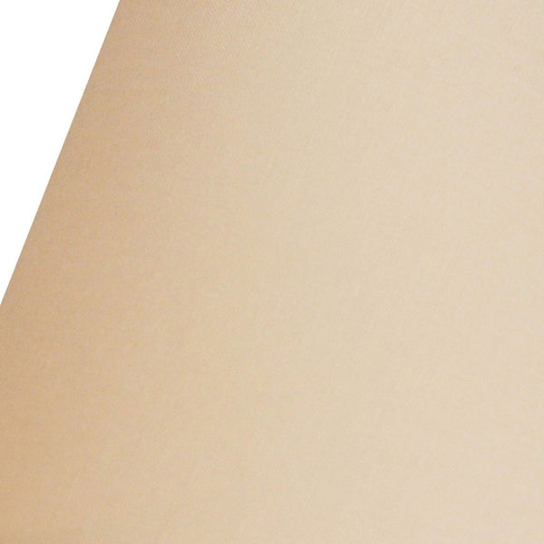 Homeroots 12" Parchment Beige Premium Empire Slanted Linen Lampshade - Stylish Mid-century Modern Design  Linen 470239