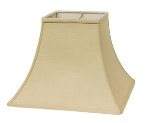 HomeRoots Beige Linen Square Lampshade - Timeless Lighting Upgrade for Modern and Traditional Home Decor Beige 470251