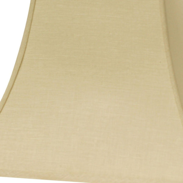 HomeRoots Beige Linen Square Lampshade - Timeless Lighting Upgrade for Modern and Traditional Home Decor Beige 470251