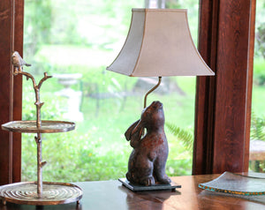 Homeroots 14" Dark Wheat Premium Square Bell Slanted Linen Lampshade Heather Linen 470258