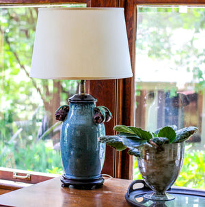 Homeroots 16" Ivory Rounded Empire Slanted No Slub Lampshade Egg No Slub Innsbruck 470266