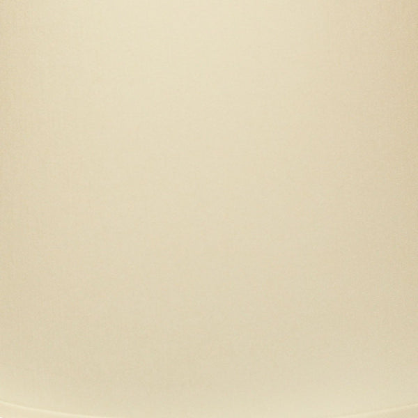Homeroots 16" Ivory Rounded Empire Slanted No Slub Lampshade Egg No Slub Innsbruck 470266