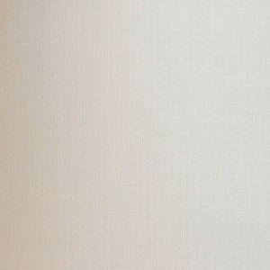 Homeroots 18" White Rounded Empire Slanted Linen Lampshade White Linen 470277