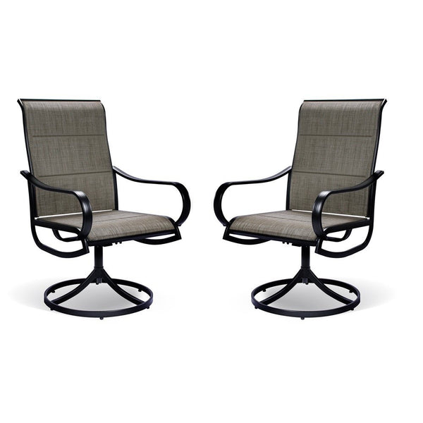 Homeroots Set Of Two 22" Gray And Black Steel Indoor Outdoor Dining Chair  Metal 470374