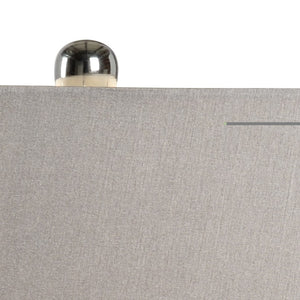 Wildwood Ice Sculptural Smoked Glass Lamp With Polished Nickel Base, Ambient Glow & Built-In Usb/Data Port 47038