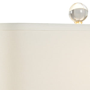 Wildwood Christal Cut Crystal Table Lamp With Antique Brass Base, Usb/Data Port, 27" H Elegant Glow 47046