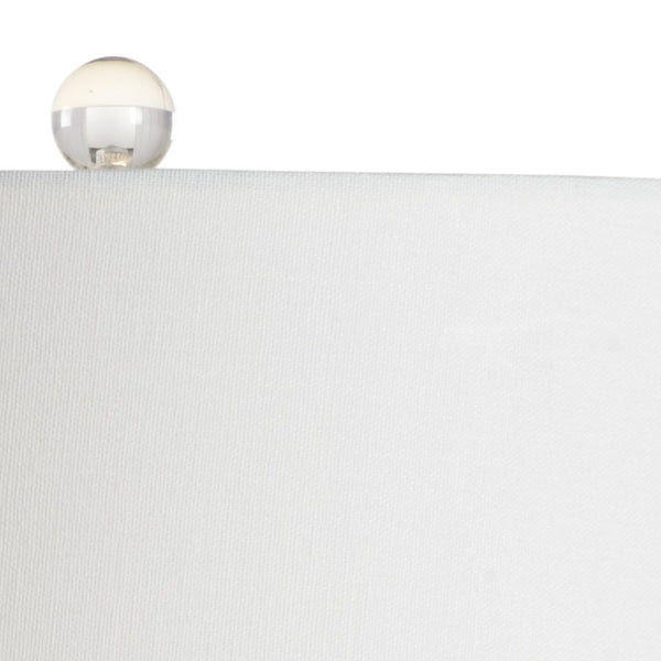 Wildwood Sea Grass Lamp — Coastal Ceramic Sea Grass Motif On Clear Acrylic Base For Elegant Ambient Lighting 47059