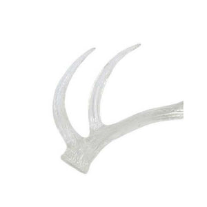 English Elm Decorative Clear Resin Antler Sculpture Transparent Light Catching Rustic Modern Accent B056P417021