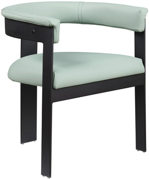 Romeo Mint Green Vegan Leather Dining Chair 470Mint-C Meridian Furniture