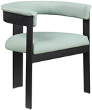 Romeo Mint Green Vegan Leather Dining Chair 470Mint-C Meridian Furniture