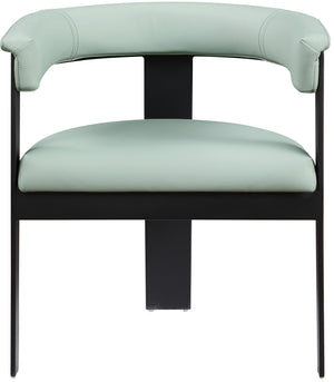 Romeo Mint Green Vegan Leather Dining Chair 470Mint-C Meridian Furniture