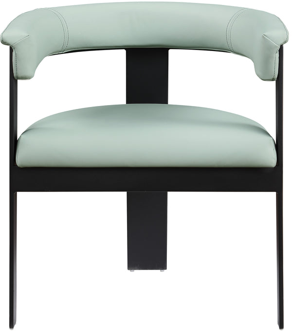 Romeo Mint Green Vegan Leather Dining Chair 470Mint-C Meridian Furniture