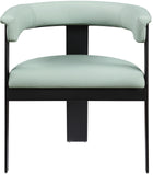 Romeo Mint Green Vegan Leather Dining Chair 470Mint-C Meridian Furniture