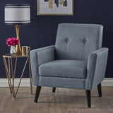 Christopher Knight Home® - Noble House - Sienna Mid Century Blue Fabric Club Chair