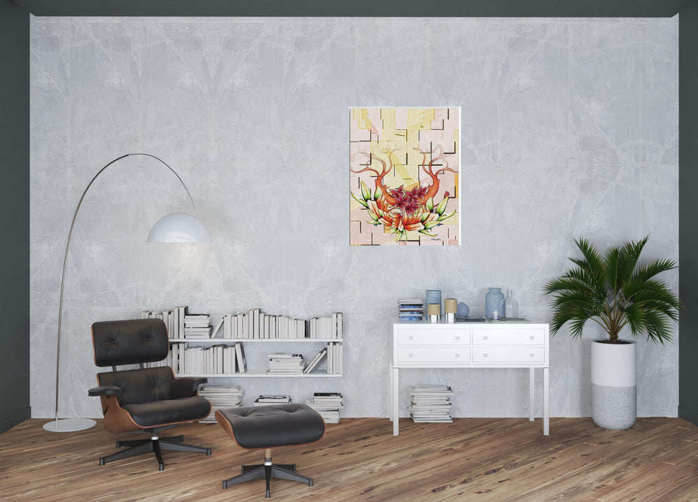 Homeroots Wrapped Canvas Print Wall Art  Premium Stretched Canvas 471172