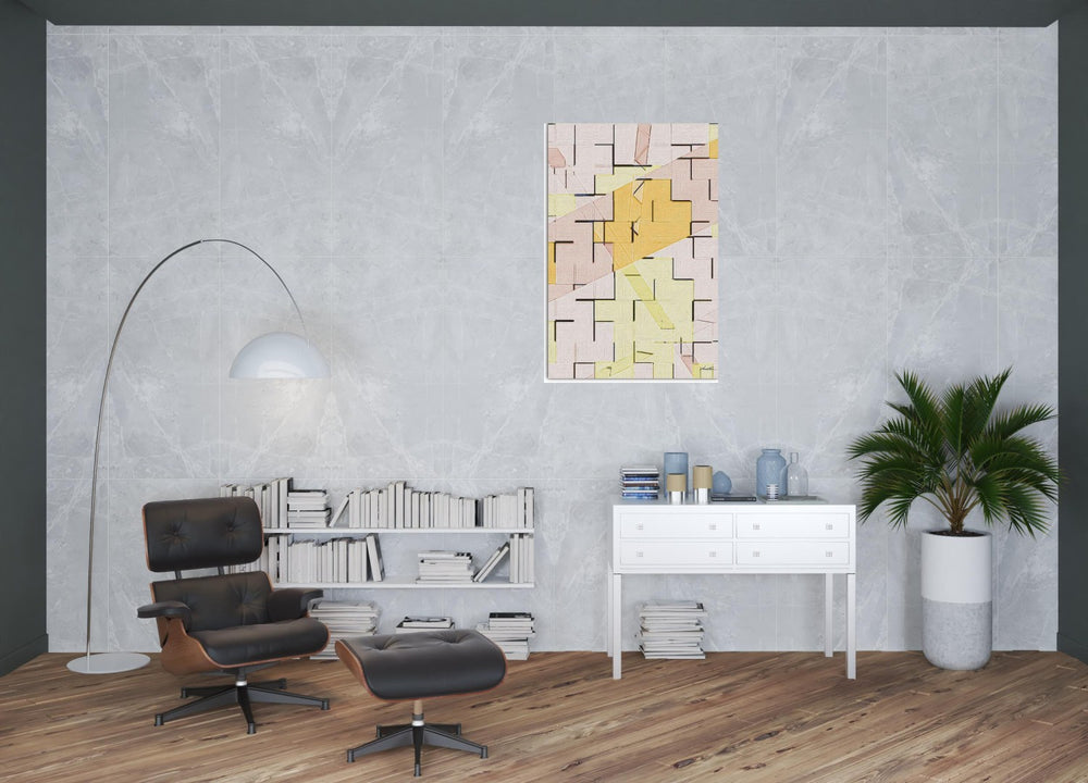 HomeRoots Wrapped Canvas Print Wall Art - Vibrant, Contemporary Decor for Stunning Focal Points in Any Room 48" H x 36" W x 3" D 471177